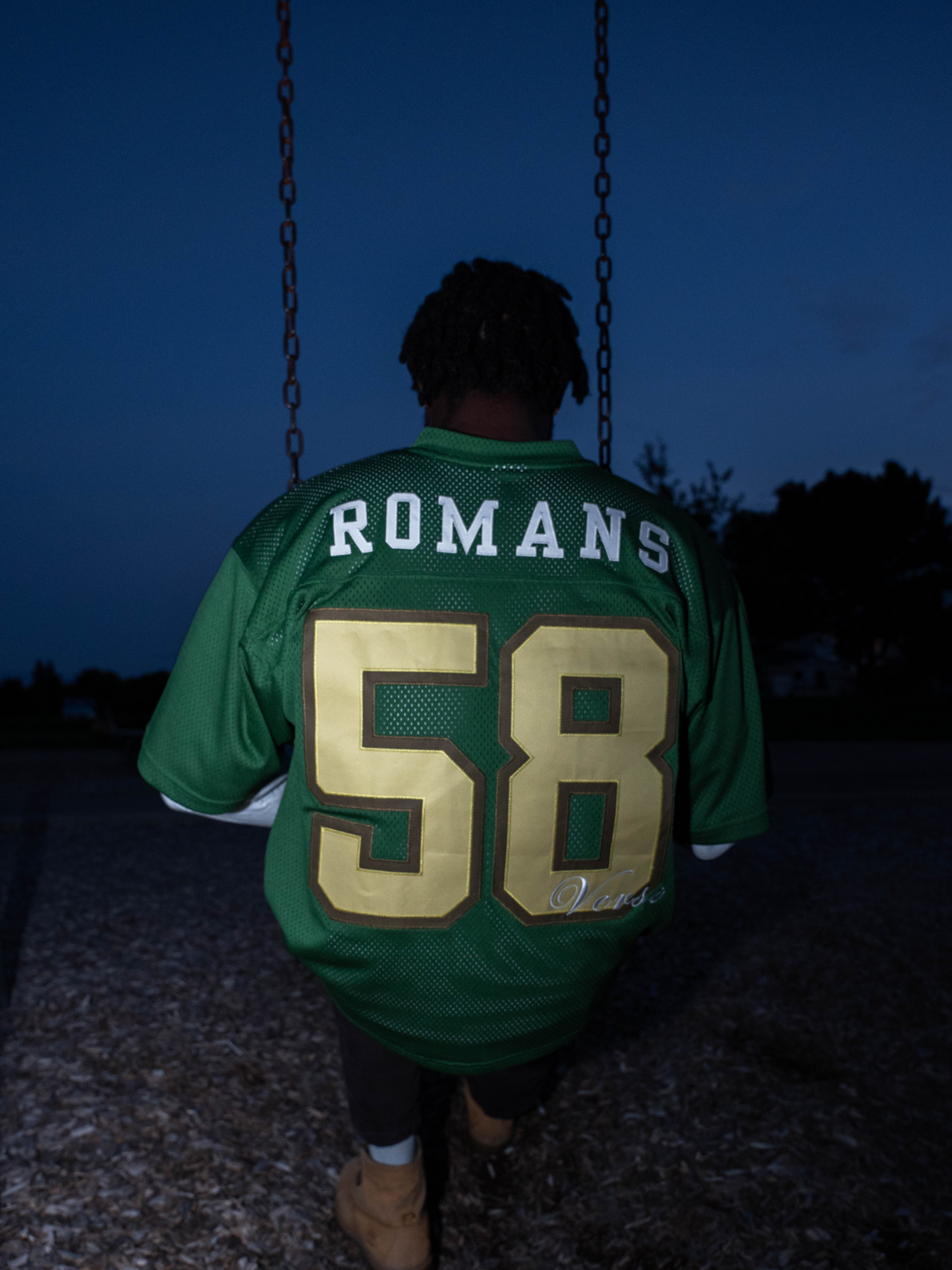 "Novelty Athletics"- Romans 5:8 Jersey