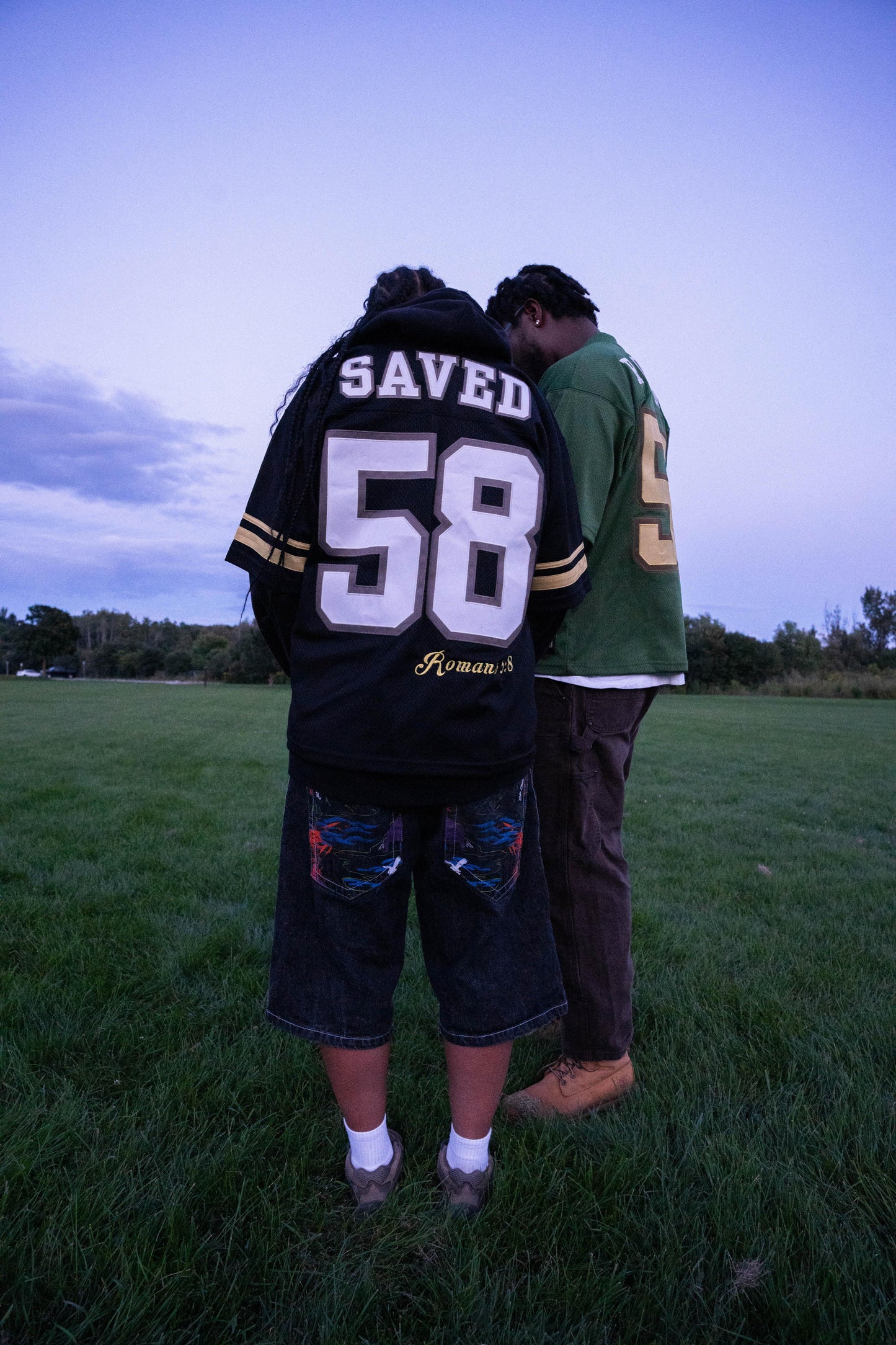 "Faith Dept" - Romans 5:8 Jersey