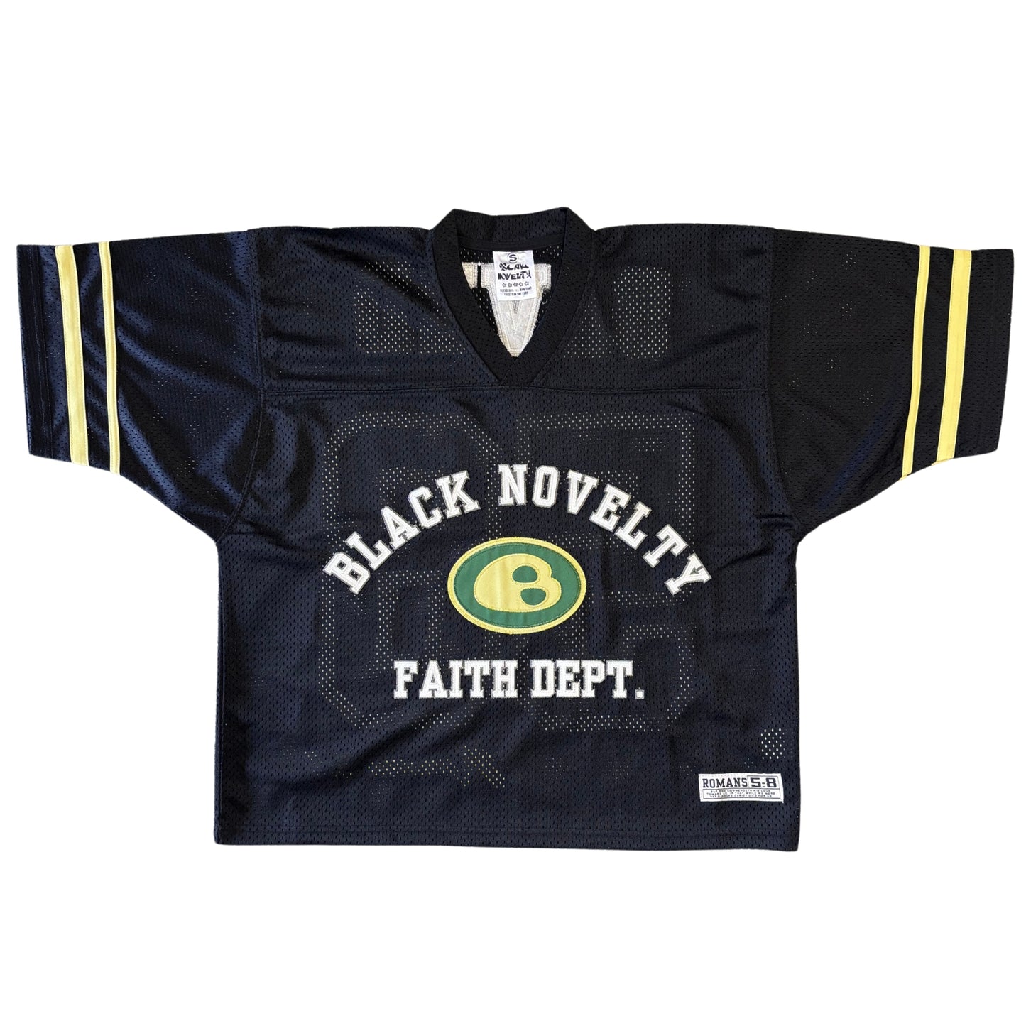 "Faith Dept" - Romans 5:8 Jersey