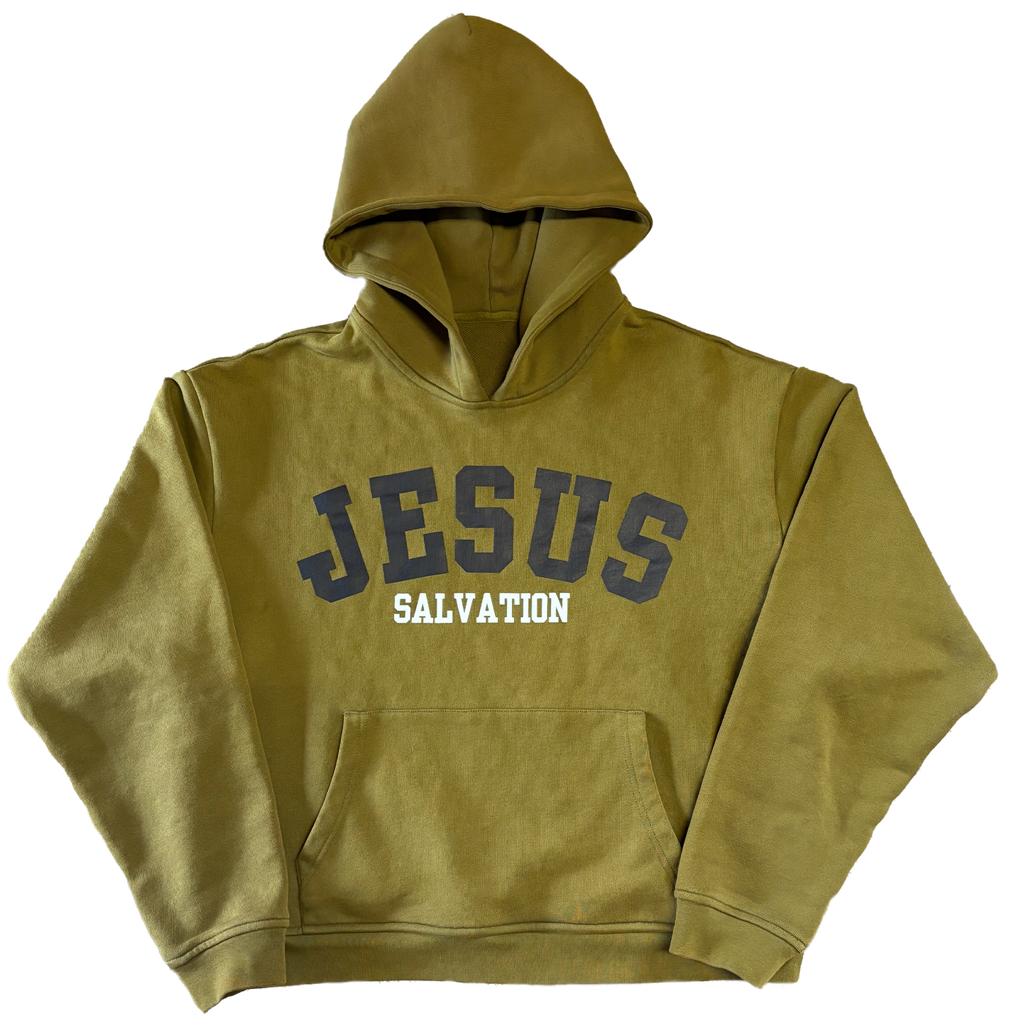 'Salvation' Hoodie - Olive Oil