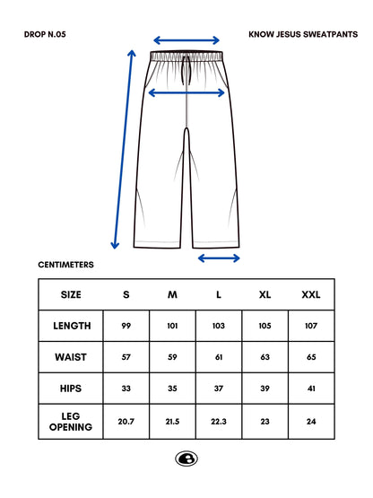 KNOW JESUS sweatpants