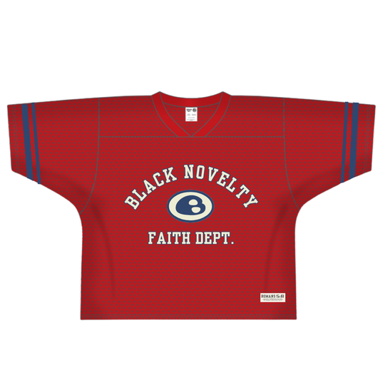 'Crimson' Romans 5:8 Jersey