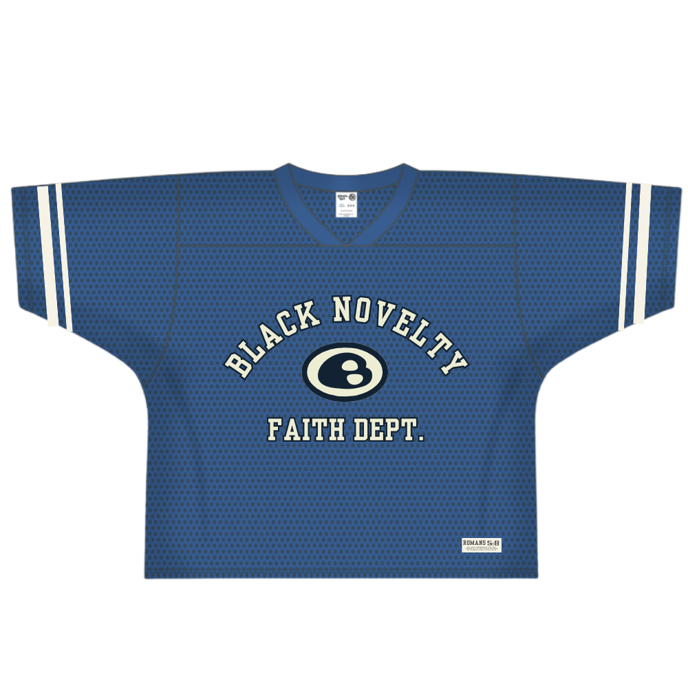 'Sapphire' Romans 5:8 jersey