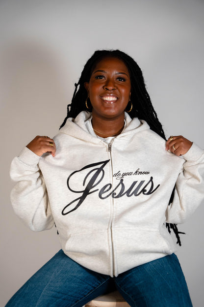 KNOW JESUS Zip-Up